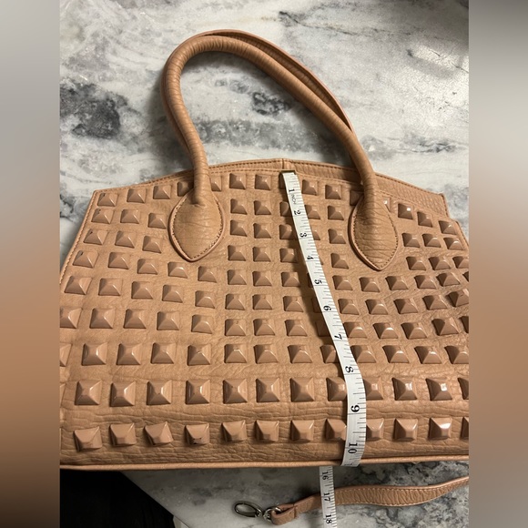 SR2 by Sondra Roberts tan studded purse - Picture 8 of 10